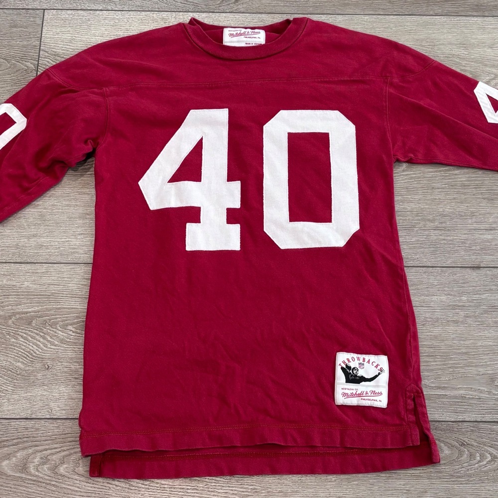 Mitchell & Ness Football Jersey Mens M Red Pat Tillman 40 Throwback Cardinals